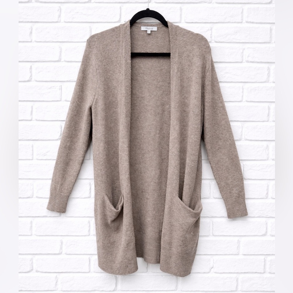 Madewell Ryder Cardigan Sweater Cardi Merino Wool Alpaca Blend Open Front